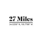 27 Miles Malibu coupons and promo codes